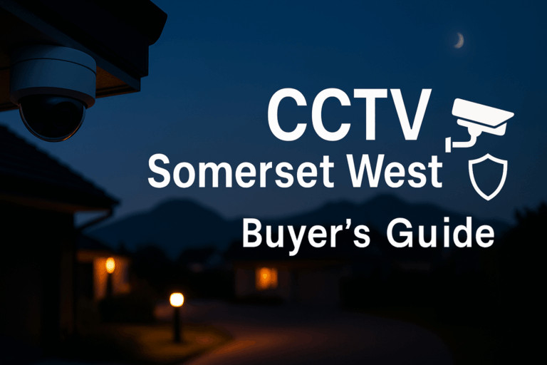 CCTV Cameras in Somerset West: A Practical Buyer’s Guide for Clear, Evidence-Ready Footage