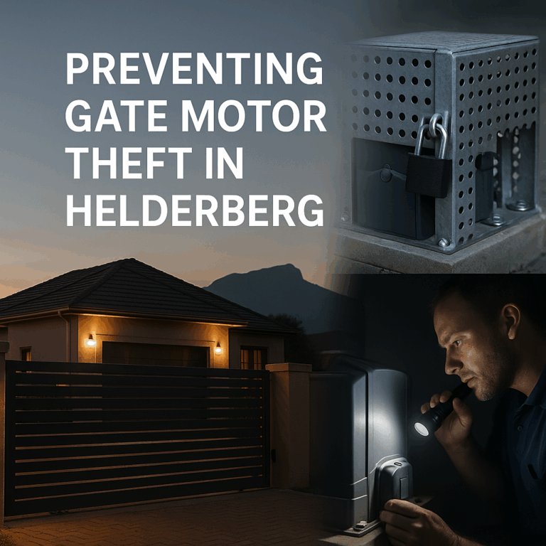 Preventing Gate Motor Theft in Helderberg