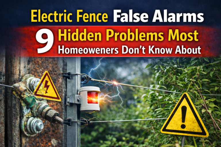 Electric Fence False Alarms: 9 Hidden Problems Most Homeowners Don’t Know About