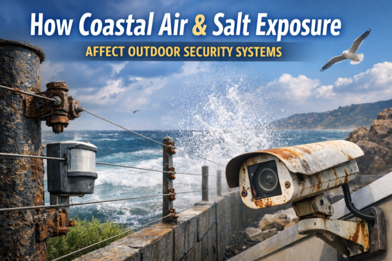 How Coastal Air and Salt Exposure Affect Outdoor Security Systems