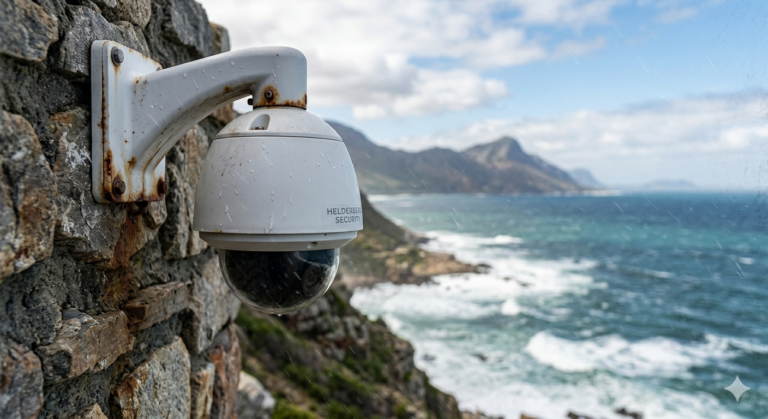 The Coastal Challenge: Why Salt Air is the Silent Killer of Helderberg Security Systems