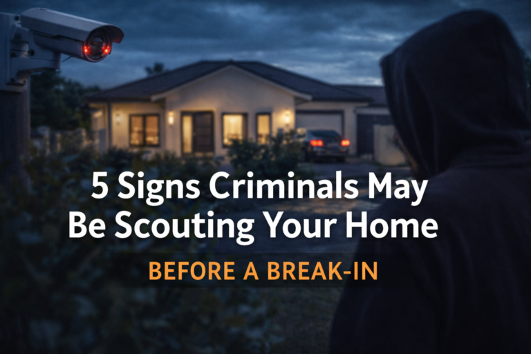 5 Signs Criminals May Be Scouting Your Home Before a Break-In